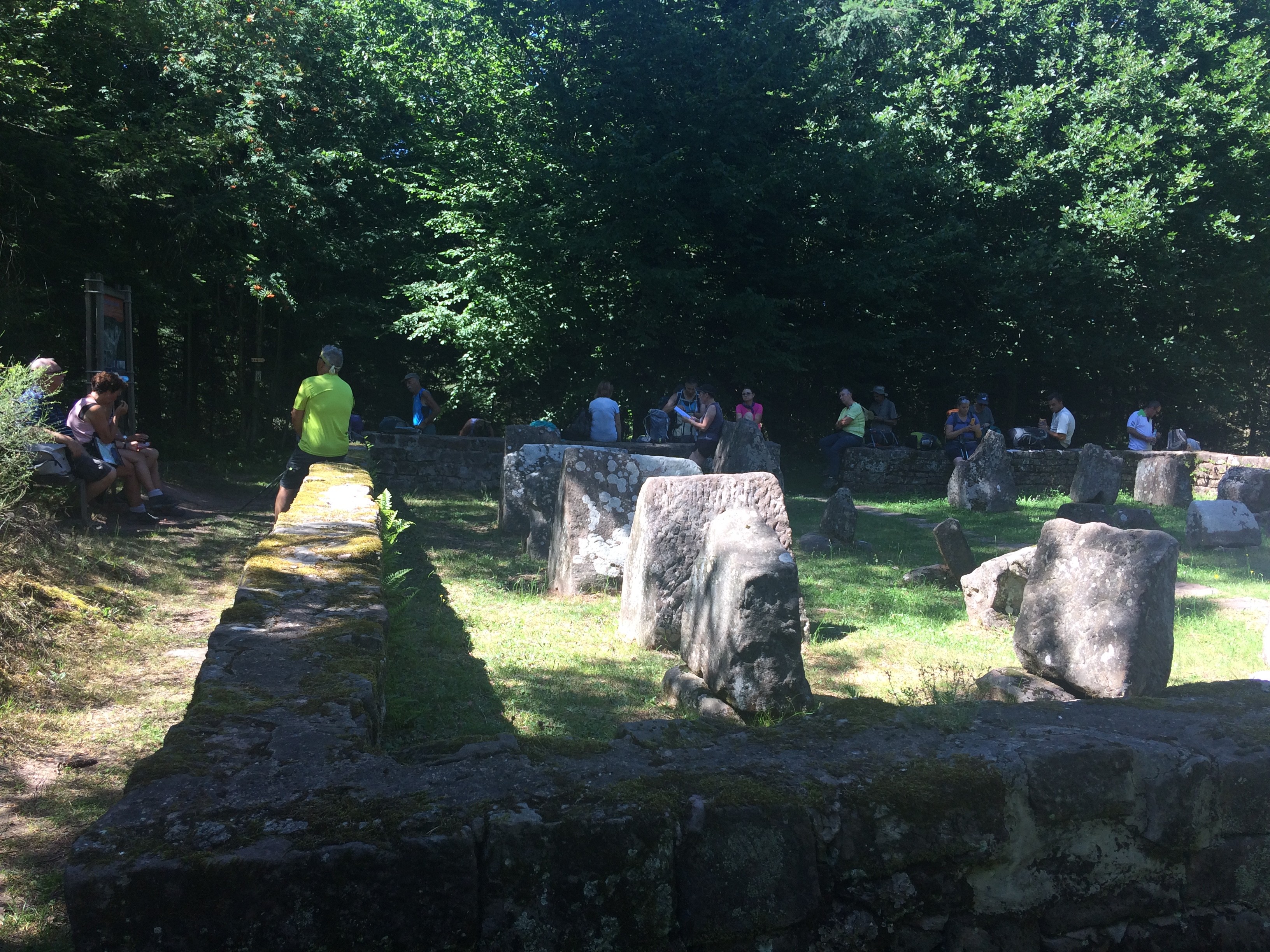 ...et au cimetière gallo-romain à WALSCHEID