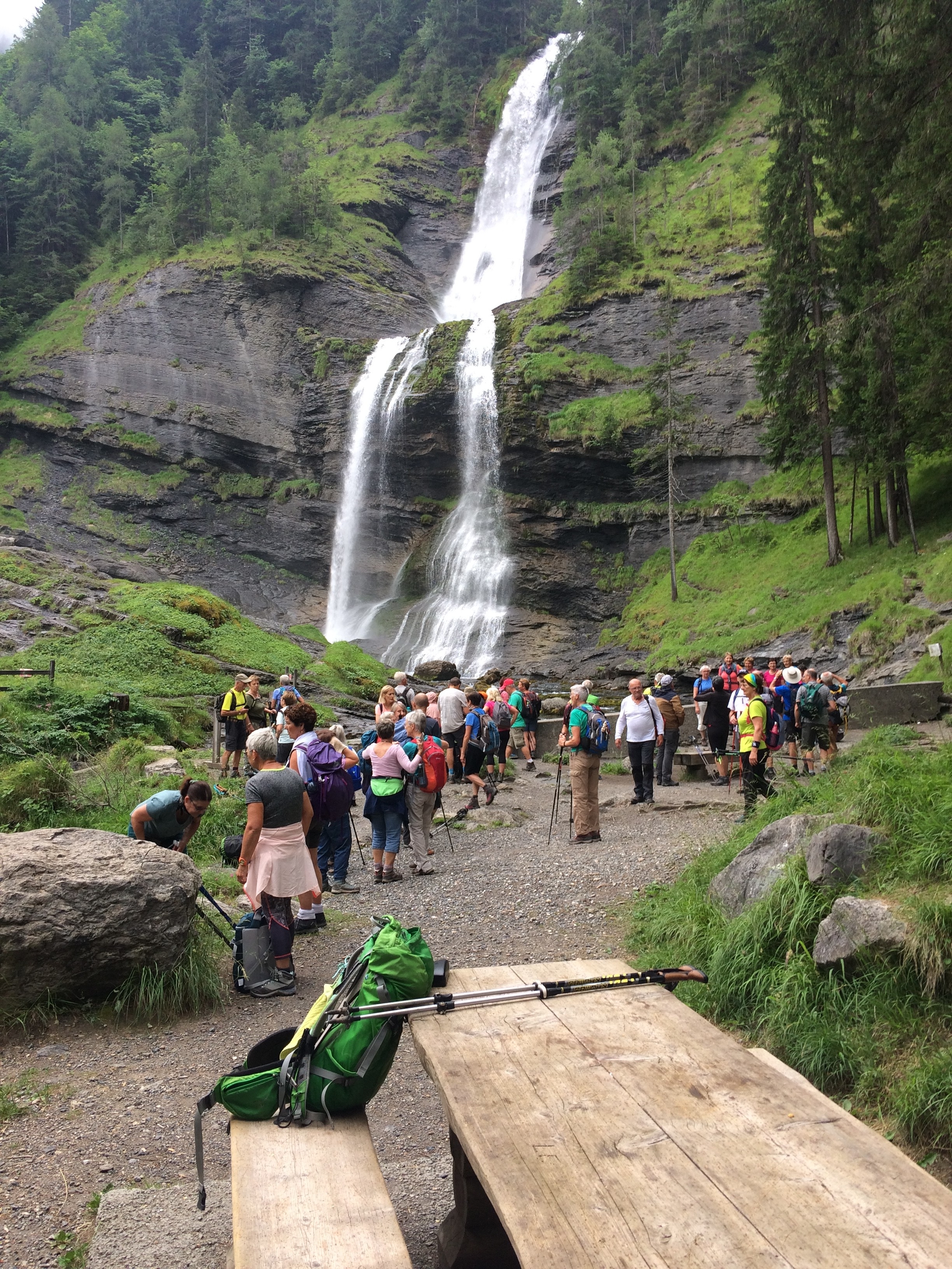 Cascade du Rouget à Sixt fer à cheval