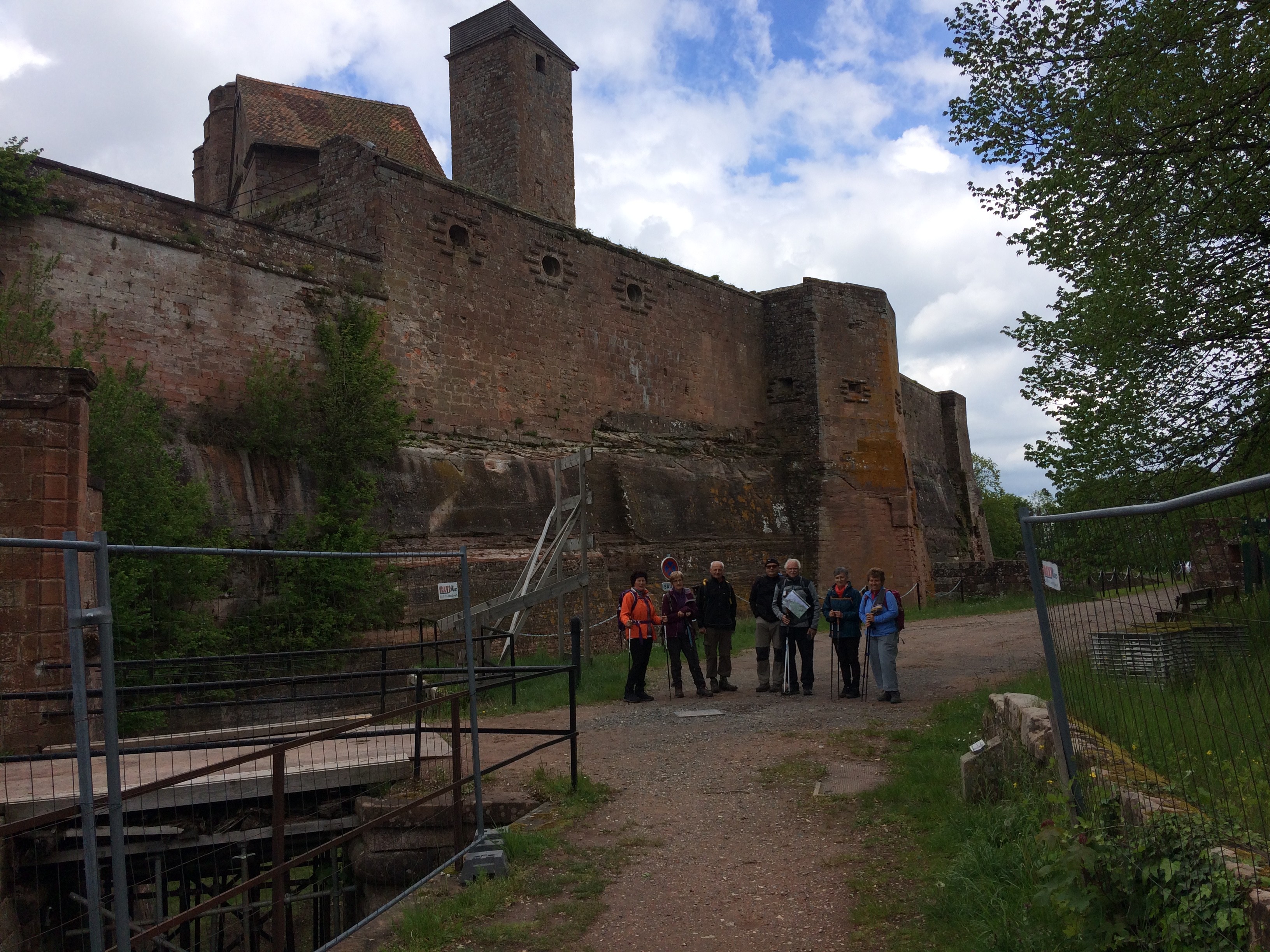 Visite par Bernard du Château de Lichtenberg