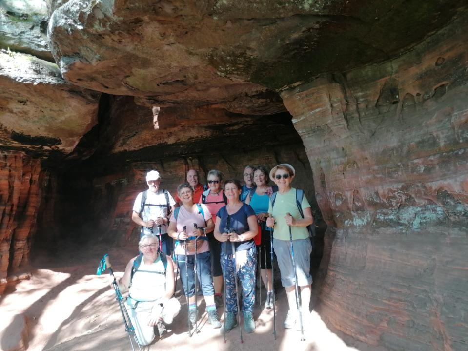 Dans le cadre de ce beau rocher de l'Altschlossfelsen