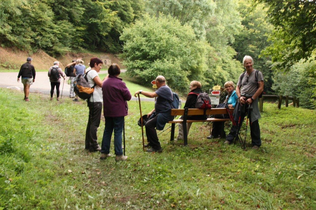 Petite pause dans la montée vers Hultehouse