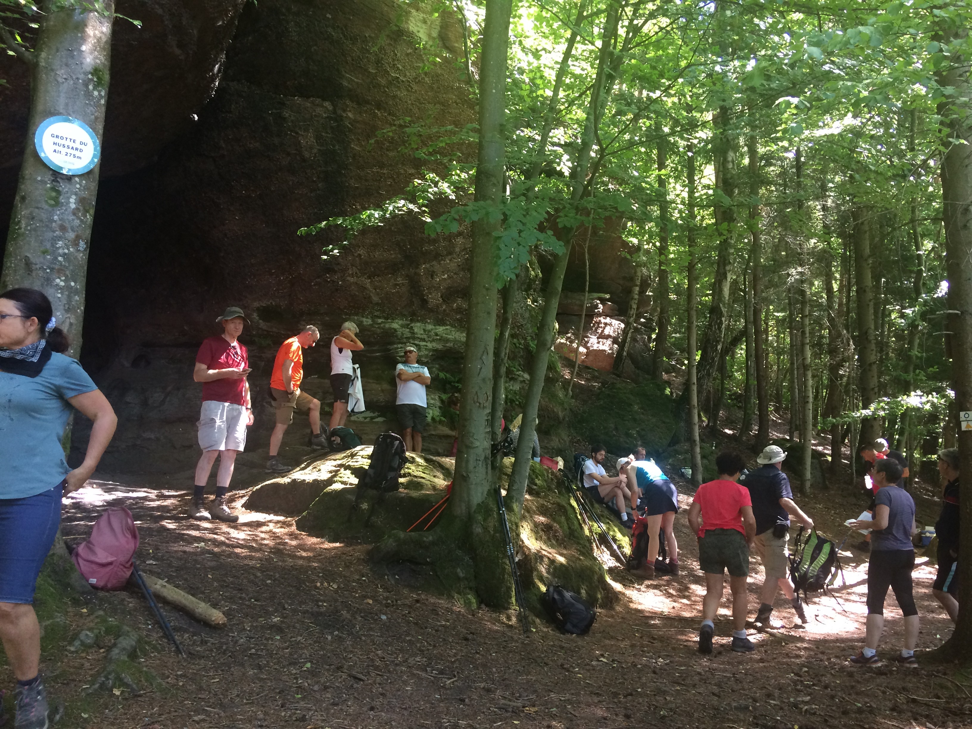 La grotte du Hussard qu'appréciait Emile ERCKMANN