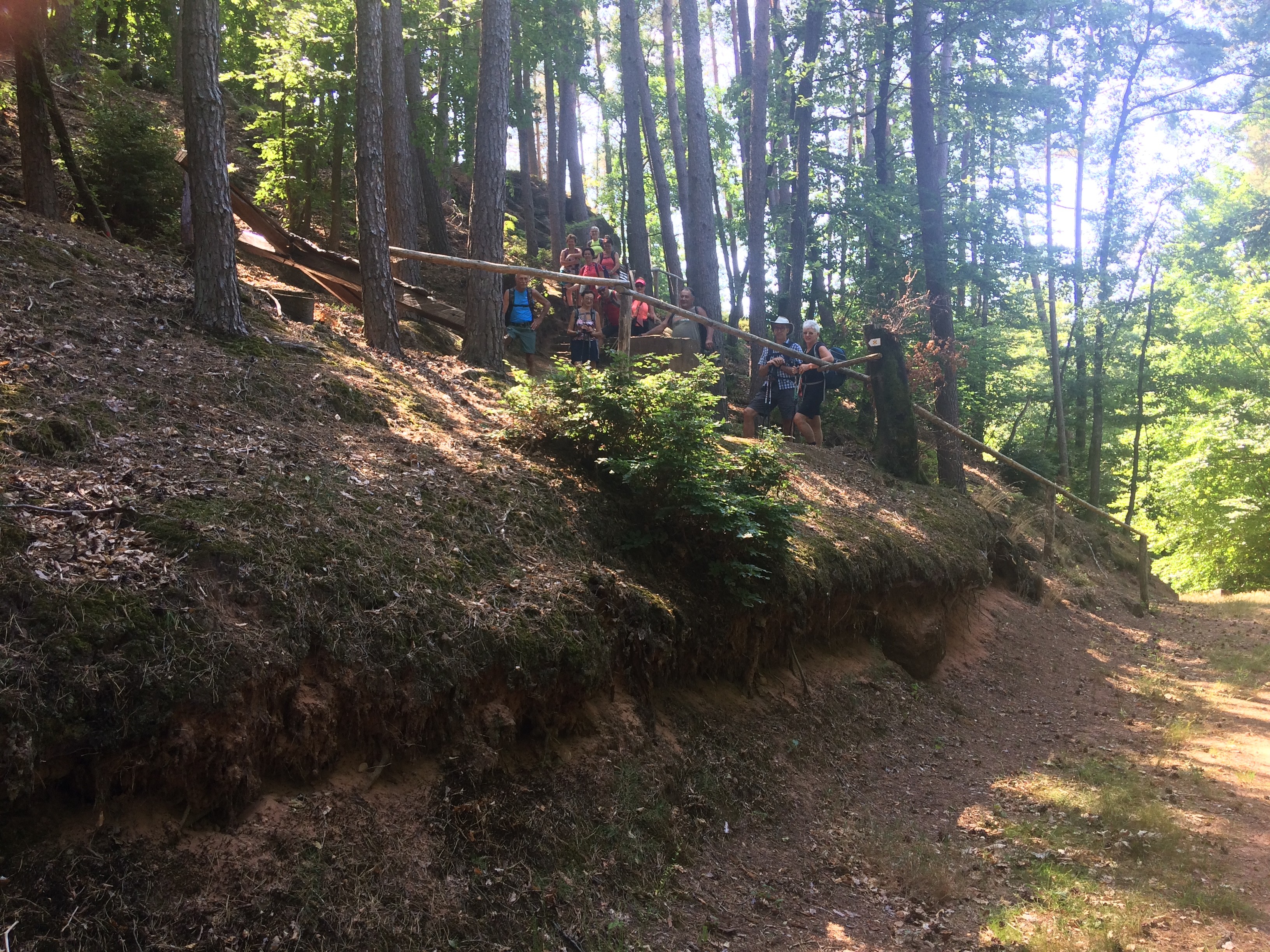 Le chemin de Croix du groupe à REYERSVILLER