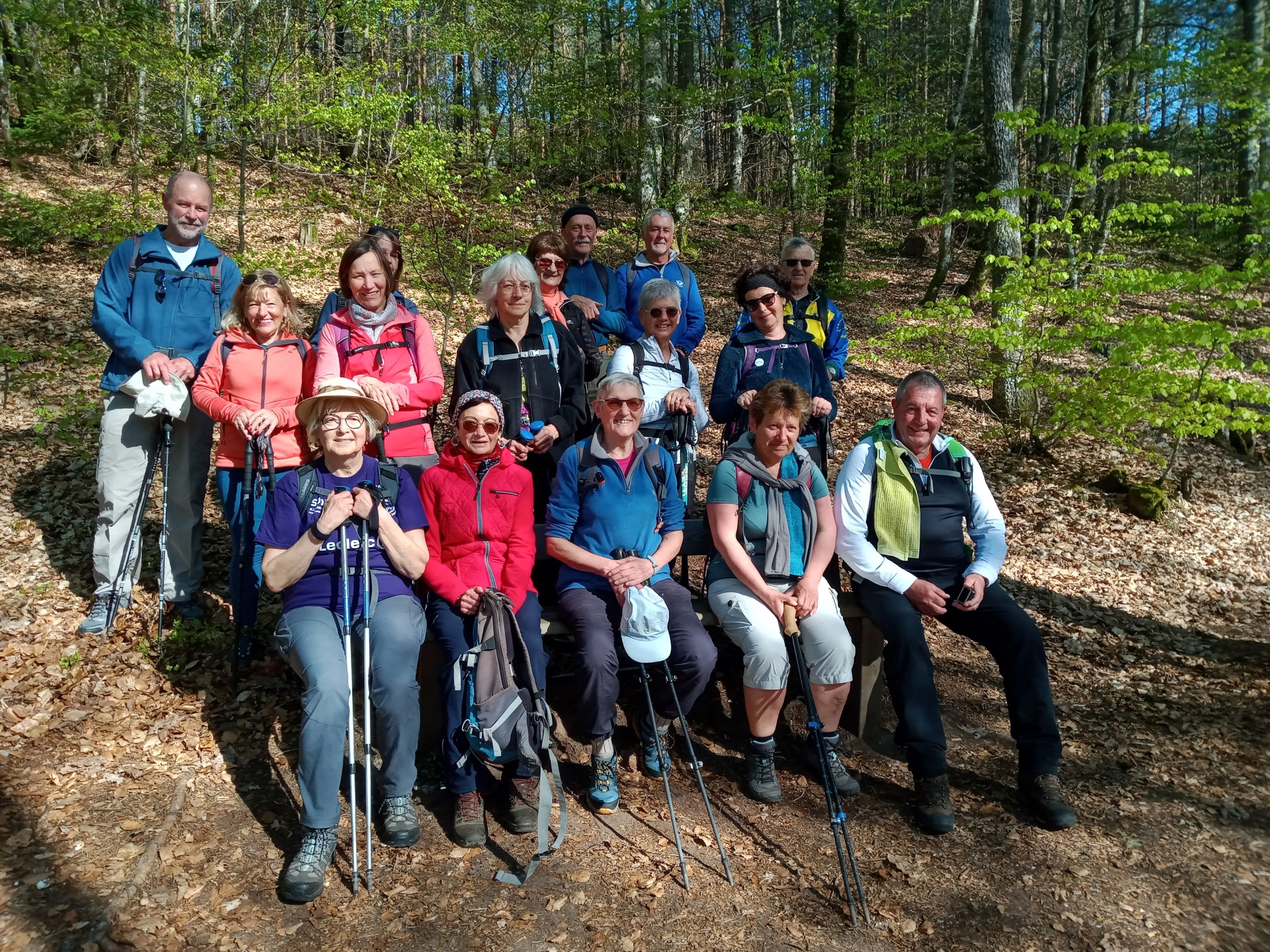 Le groupe avec guide à la photo