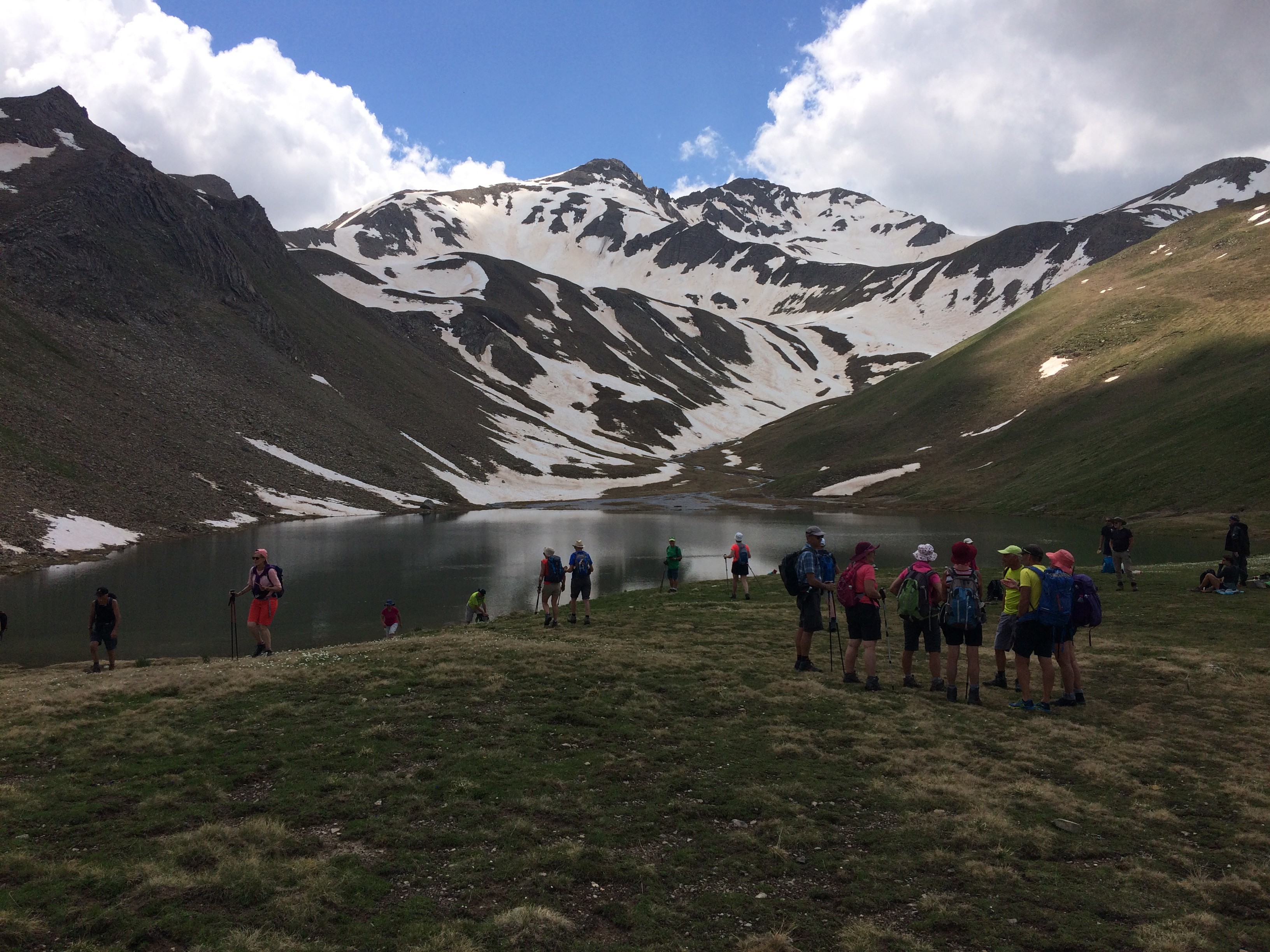 ... au lac des terres pleines à 2408 m