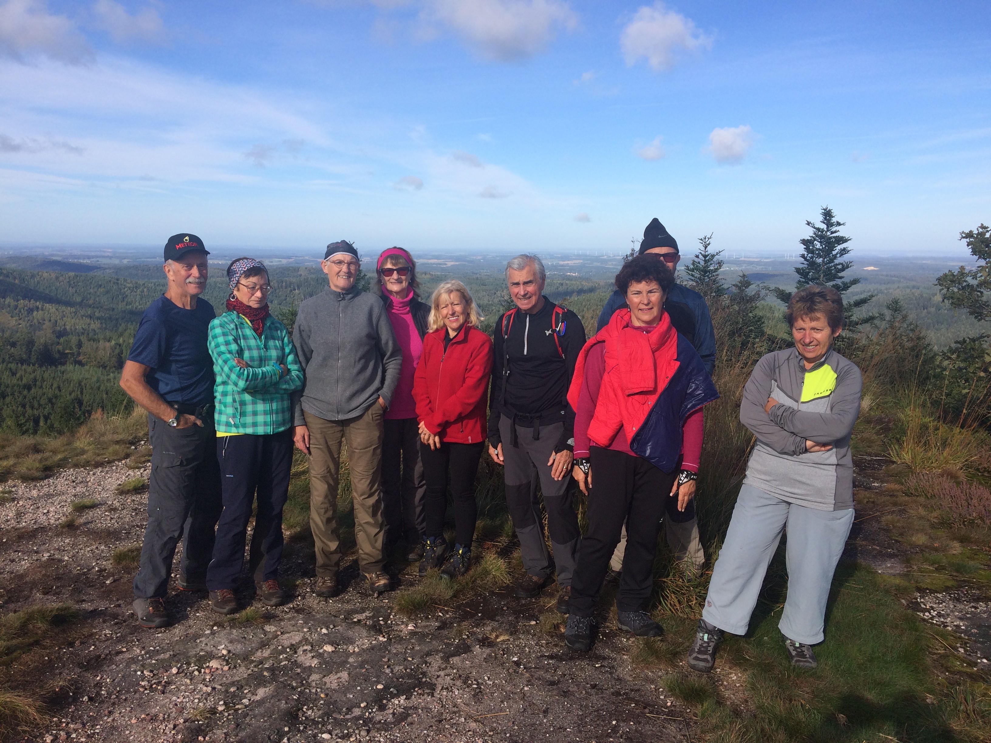 Marie claire et son groupe au Grand Rougimont