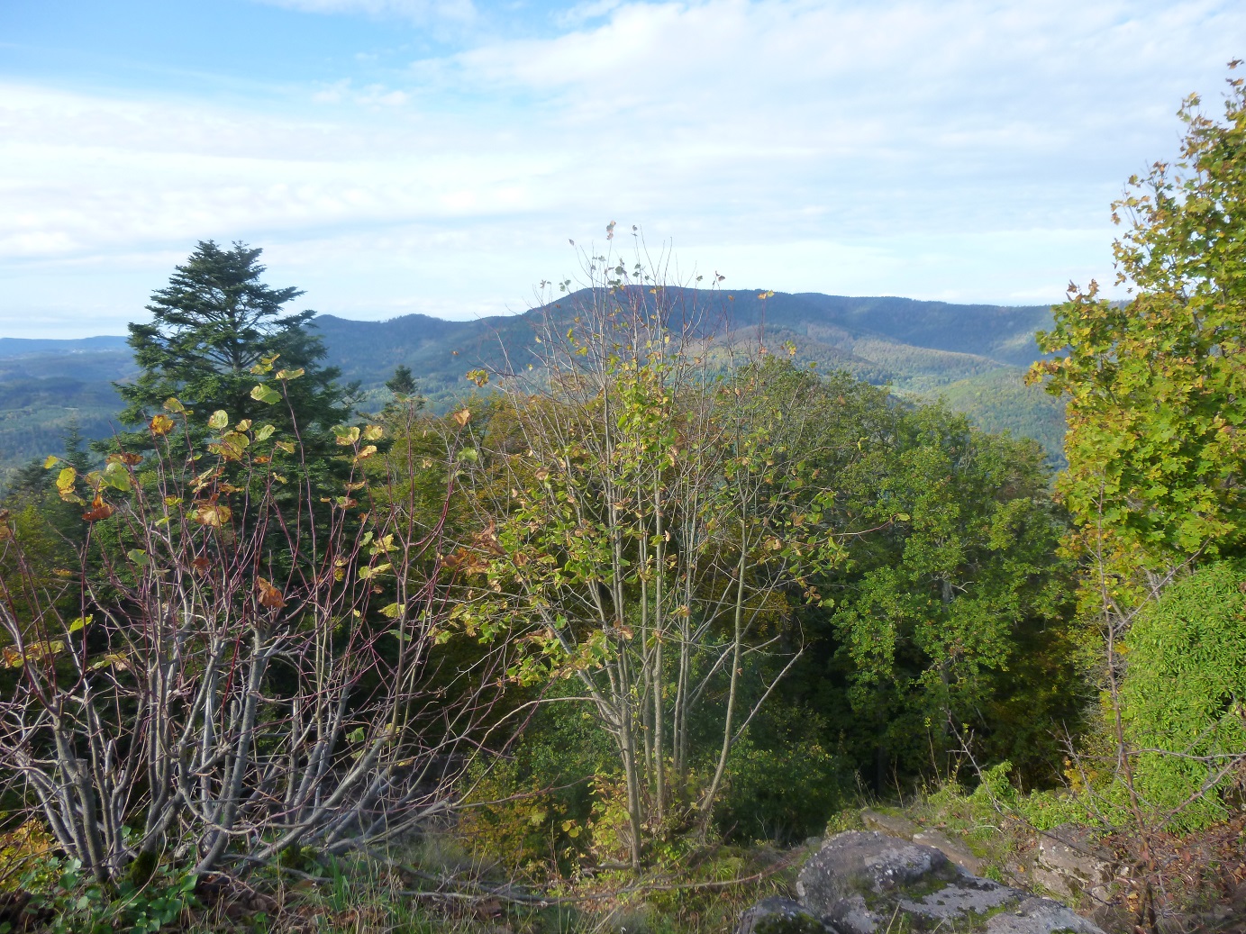 Vue sur le massif