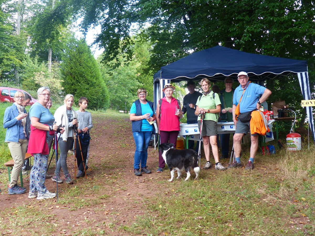 Petite pause avant de poursuivre la marche