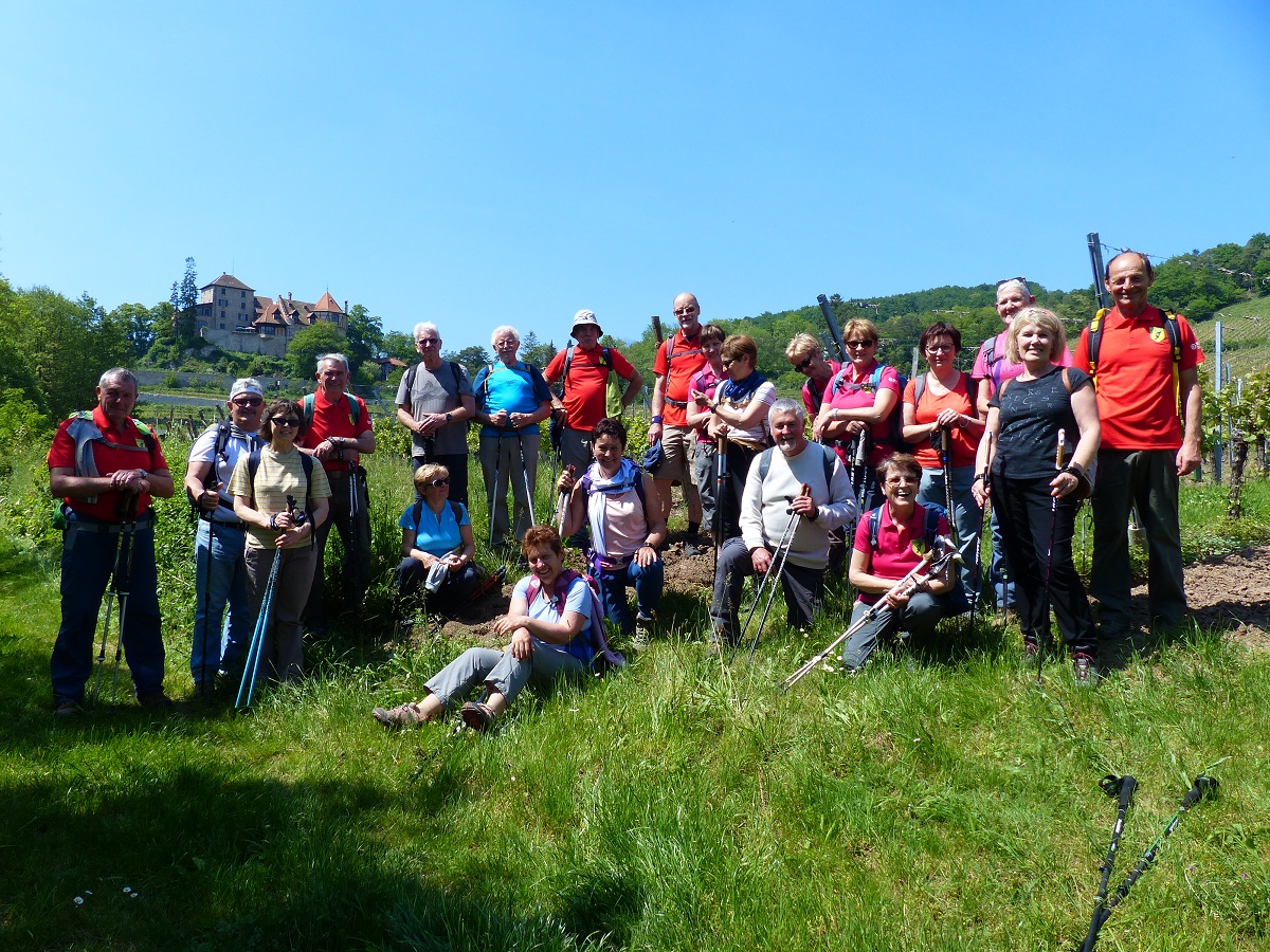 Le groupe de randonneurs