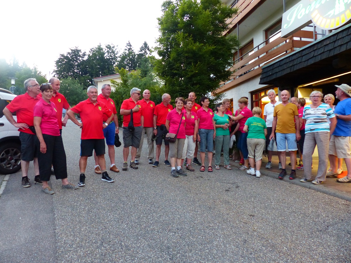  18 h : prêts pour aller au chalet 