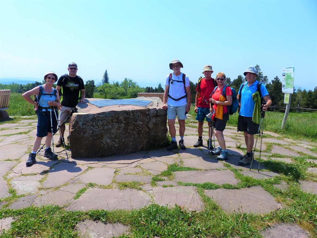 Au sommet du Schlifkopf : 1053 m