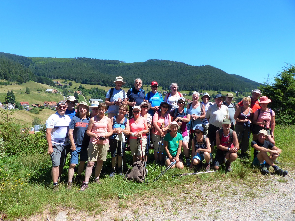 Le groupe de randonneurs