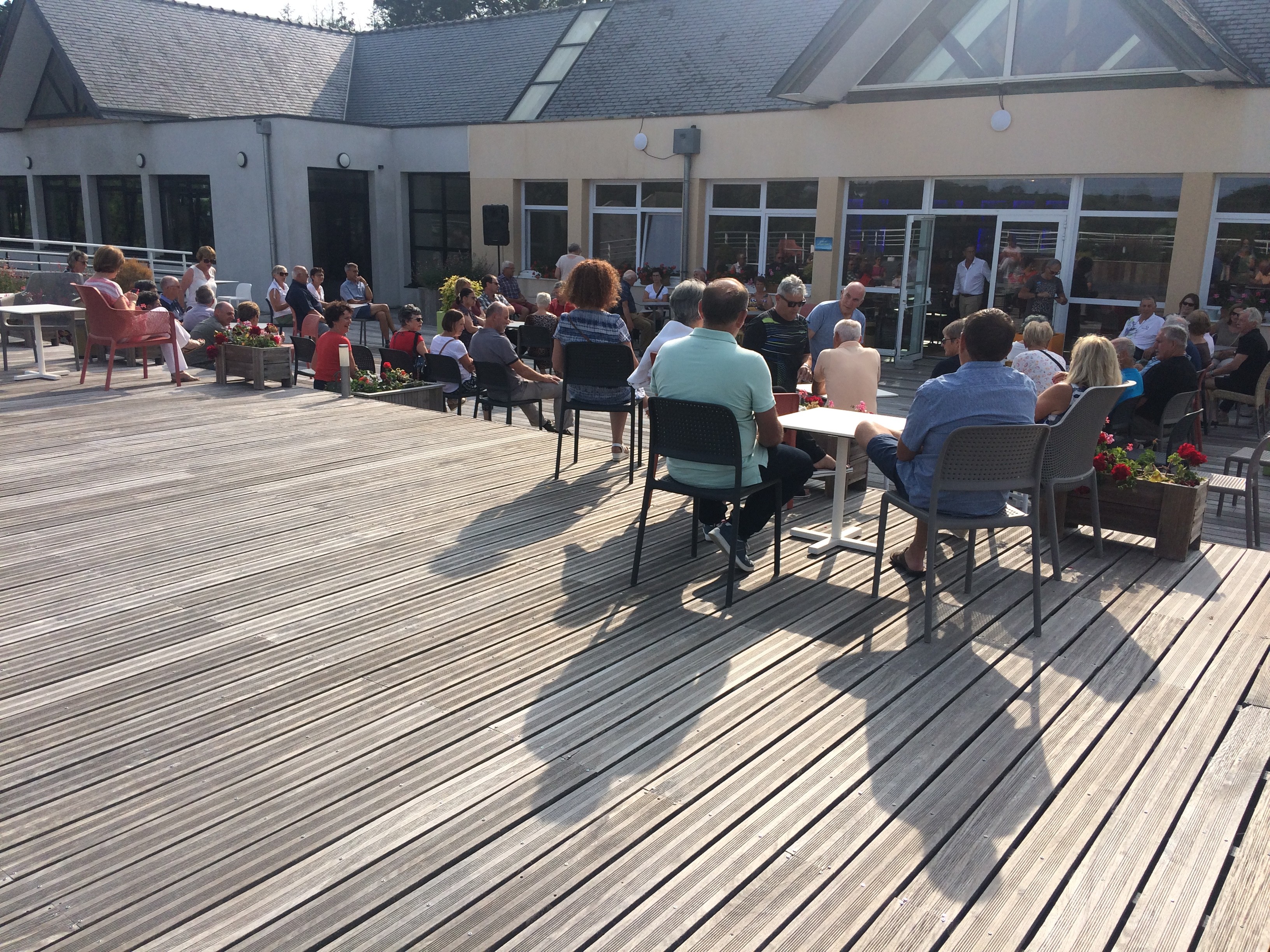 Pot d'arrivée au centre Cap France Ker Beuz (Finistère)