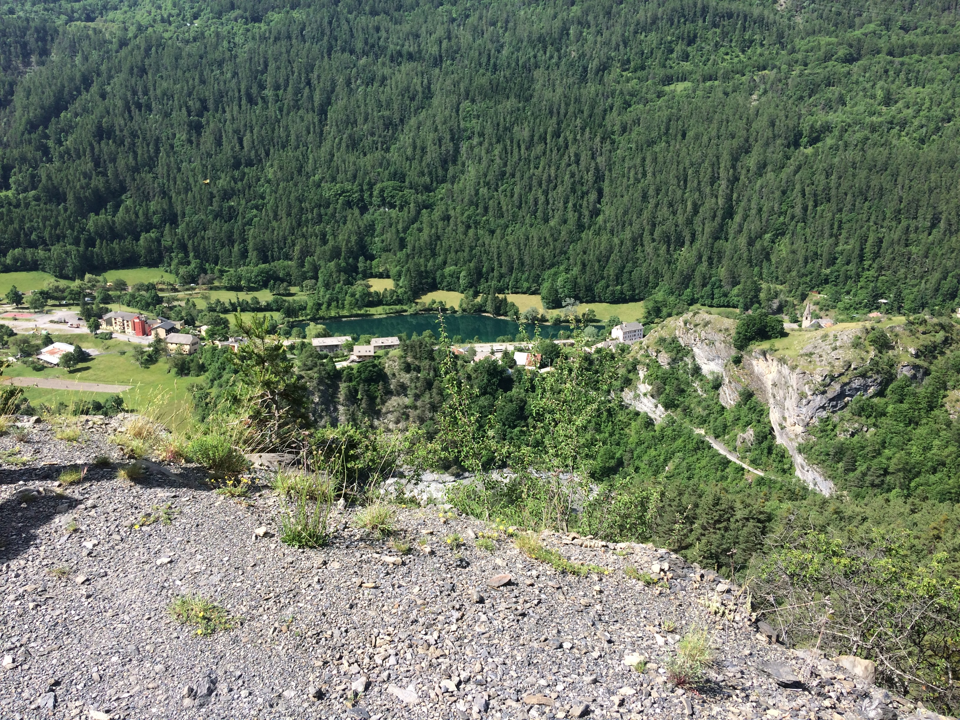 Que c'est haut, que c'est beau . Le lac : Le Lauzet sur Ubaye