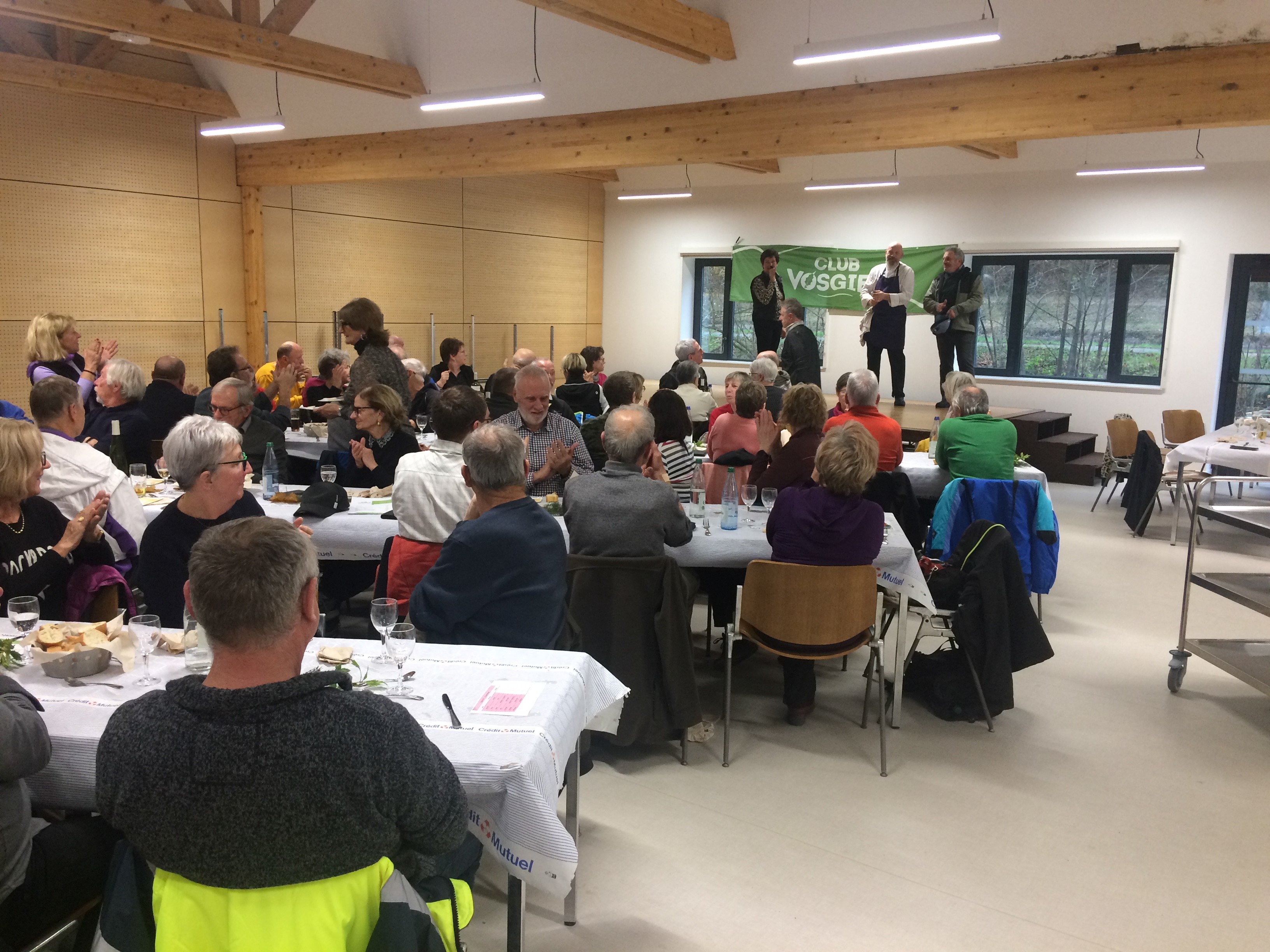 Standing ovation pour nos cuistots Mathieu et Michel
