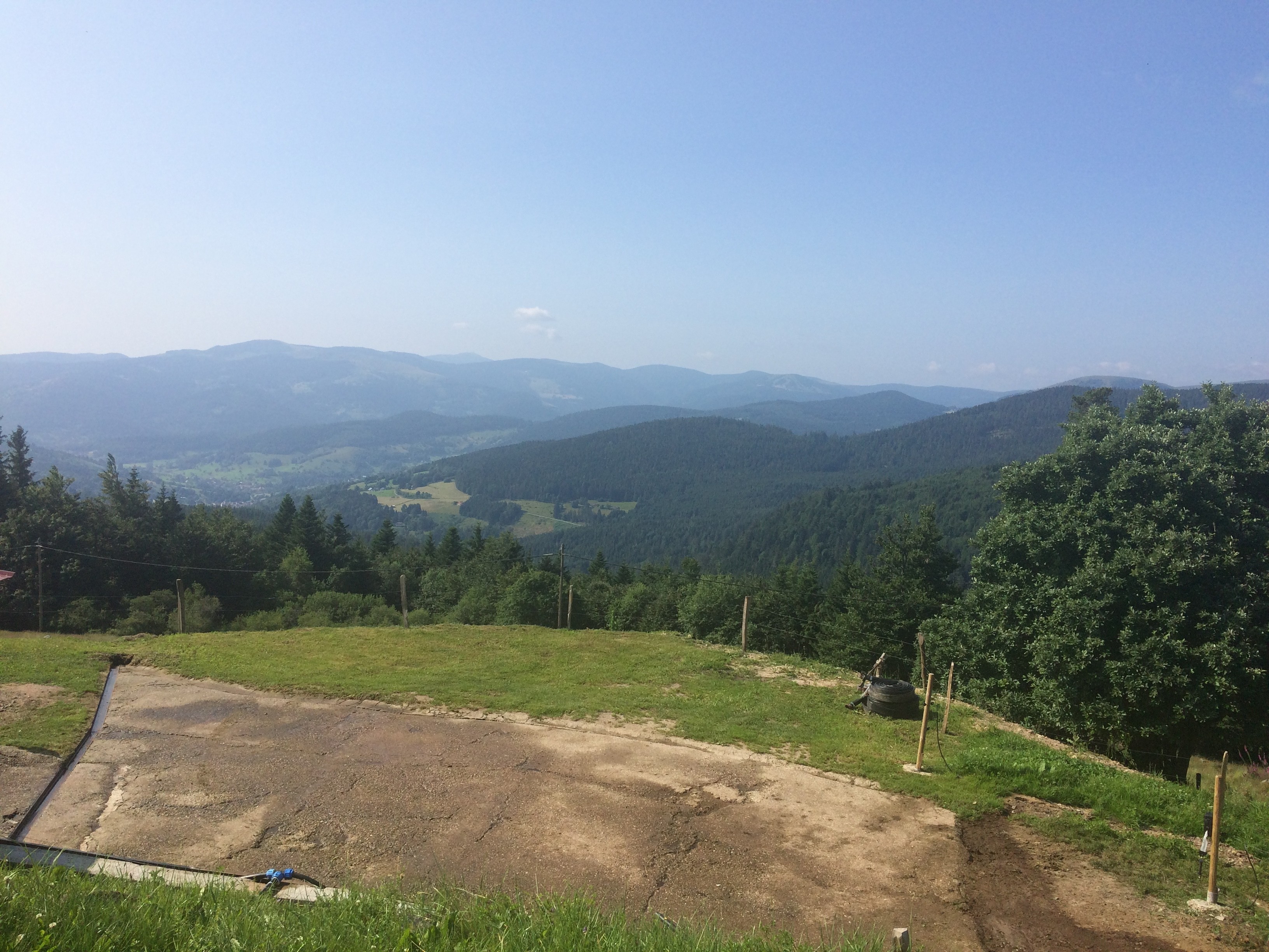 Vue panoramique rando col du Wettstein (guide Dominique) 