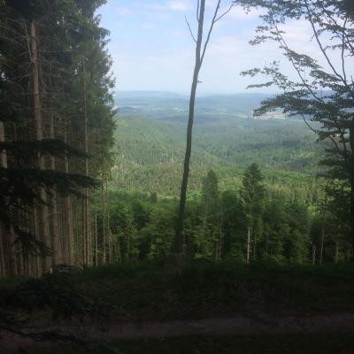 Vue panoramique sur Oberhaslach et Niederhaslach