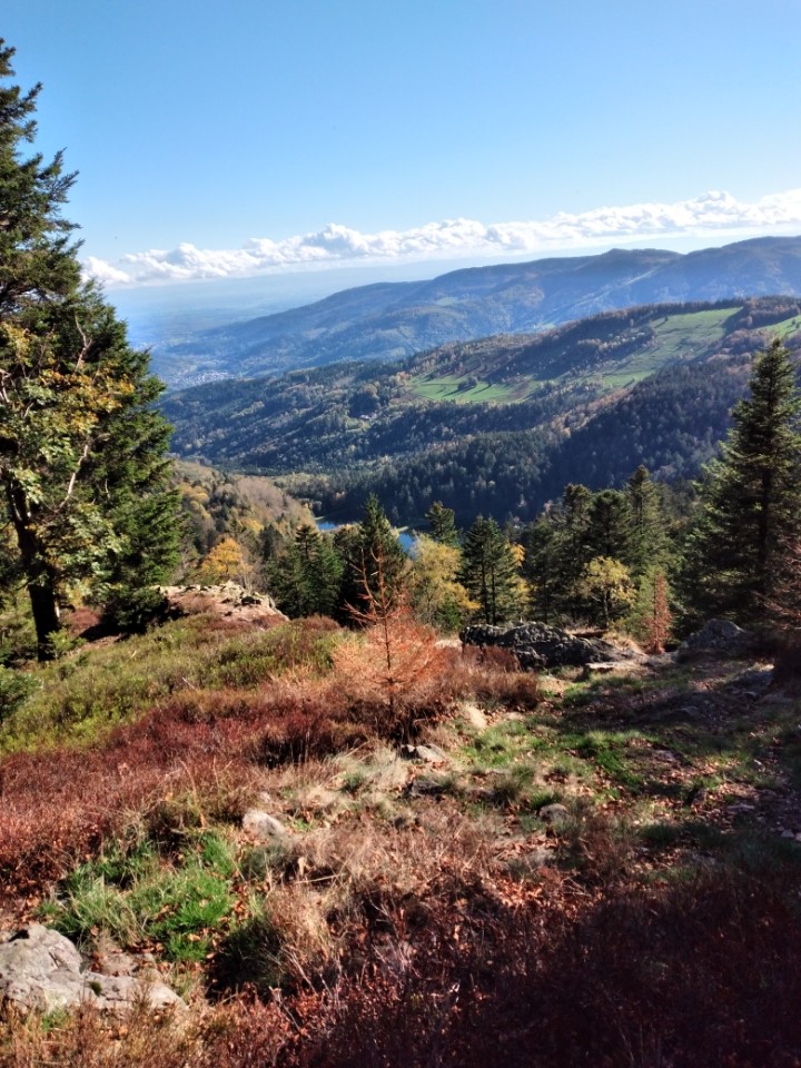 Vue sur le lac de ...